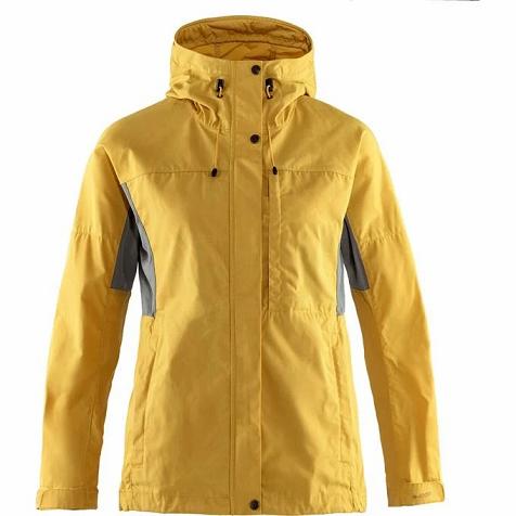 Fjallraven Kaipak Wind Jacket Yellow Singapore For Women (SG-660470)